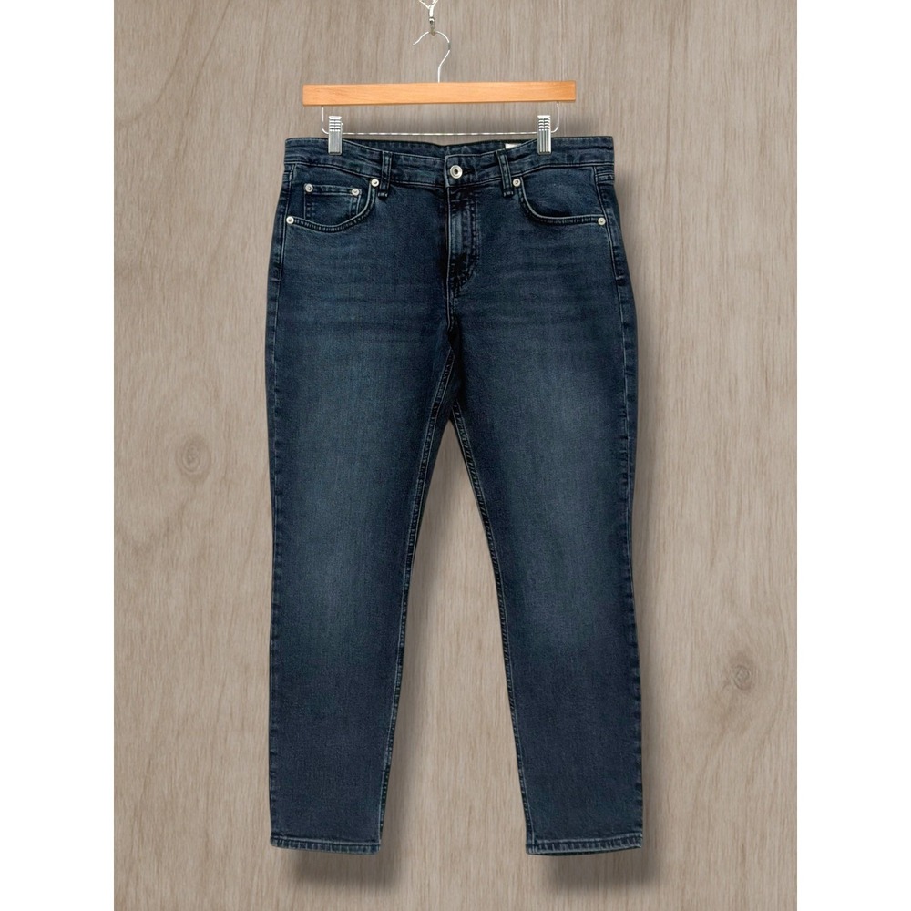 Rag & Bone Cate Mid-Rise Ankle Skinny Dark Wash Denim Jeans Size 30